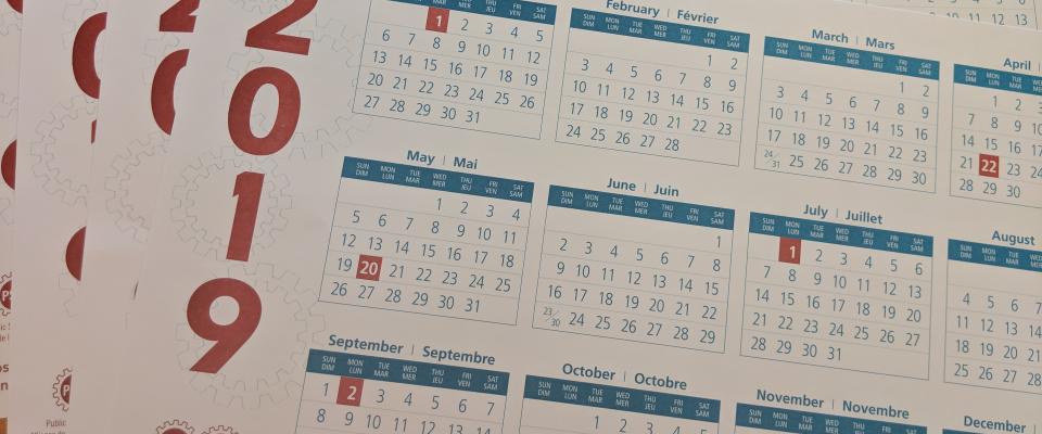 canada budget calendar
