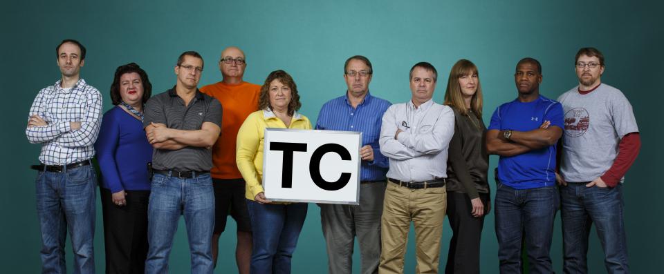 Seth Sazant (negotiator), Bonnie Bates (research officer), Patrick St-Georges, Harold Larson, Suzanne Arsenault, Tom Hopkins, Patrice Robin, June Winger, Mike Tennant, Marc Blanchard, Keith Parsons (not in picture)