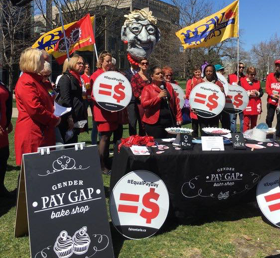 Equal pay rally