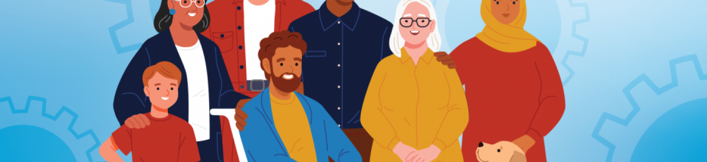 Group of diverse people