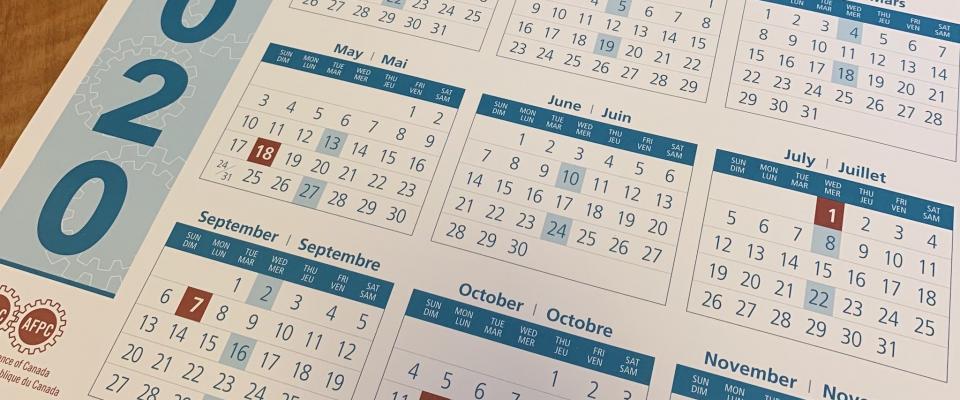 PSAC Calendars Public Service Alliance Of Canada PSAC Calendars Public Service Alliance Of Canada