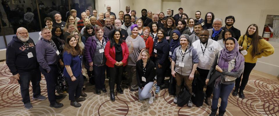 Group shot of members with National President at DCL roundtable