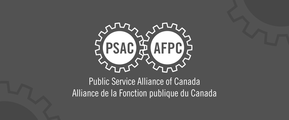 Grey PSAC logo