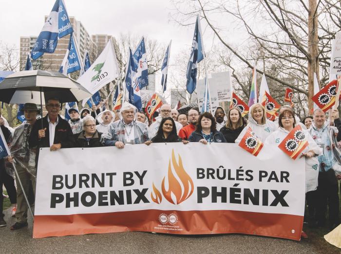Phoenix rally in Quebec City