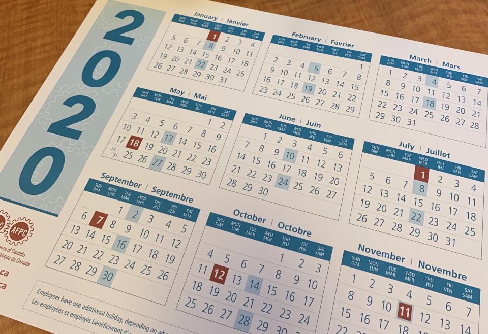 Psac Calendars Public Service Alliance Of Canada
