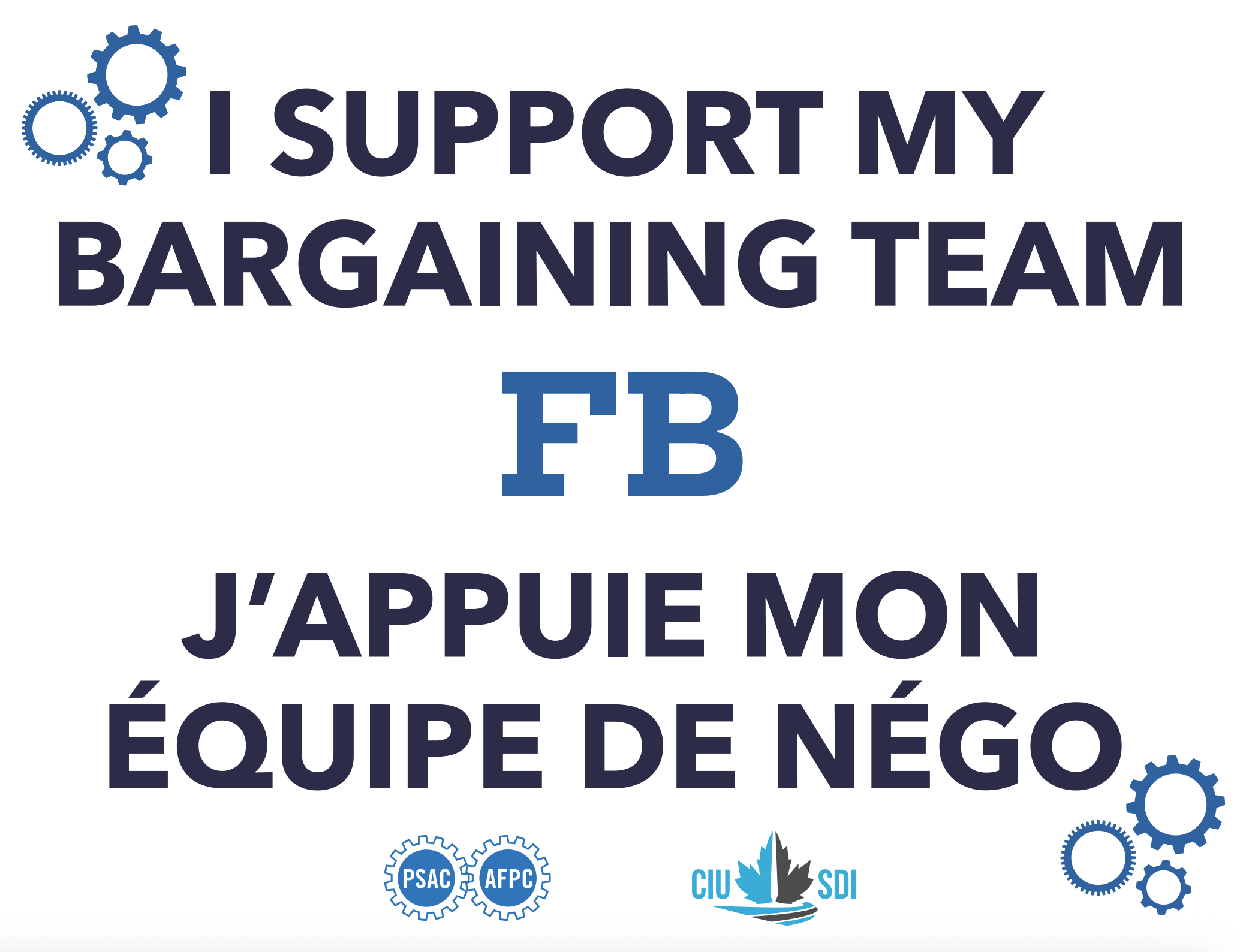 Printable poster - Bilingual